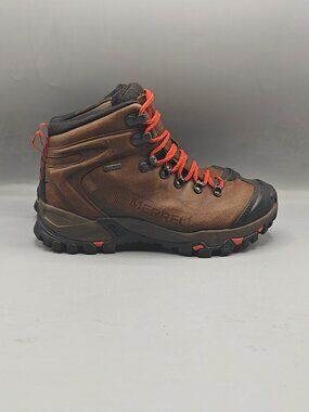 Merrell Women's lowa trail 2 Hiking Boots Size 7.5 Brown Leather Trail Vibram